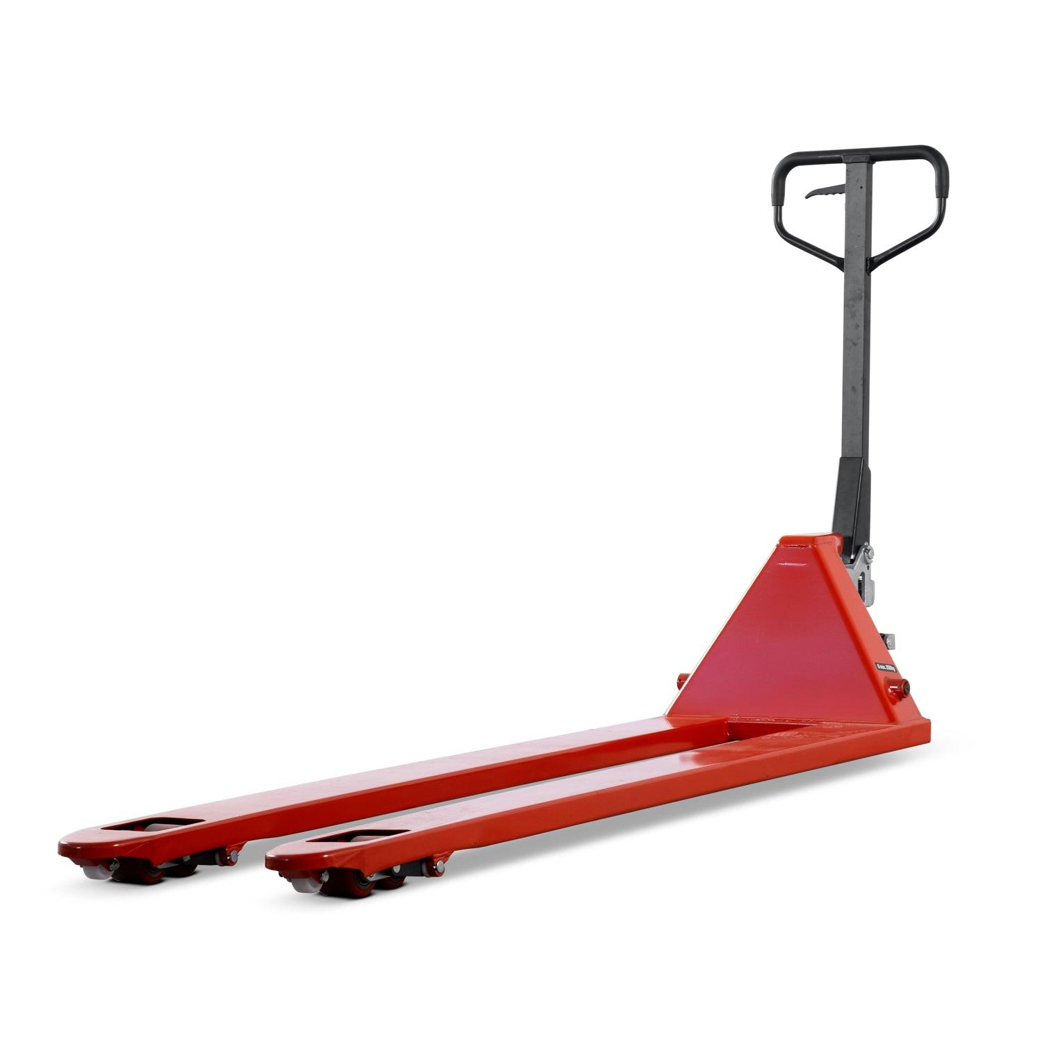 Palleløfter med ekstra lange 1800 mm gafler til 2000 kg