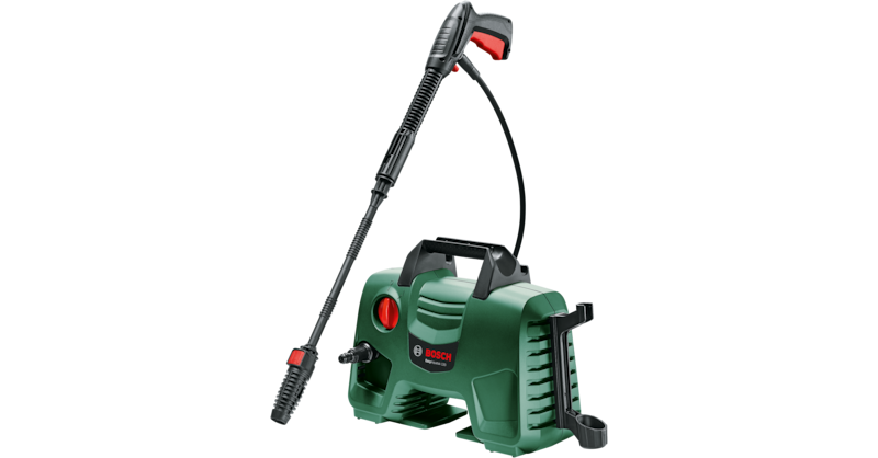 Bosch EasyAquatak 120 højtryksrenser i grøn og sort med spulelanse