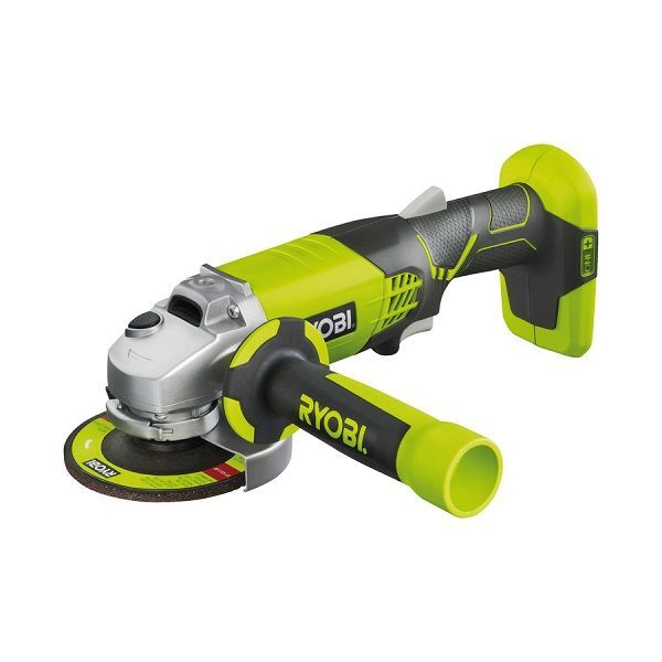 Ryobi ONE+ R18AG-0 akku vinkelsliber med 115 mm skive uden batteri