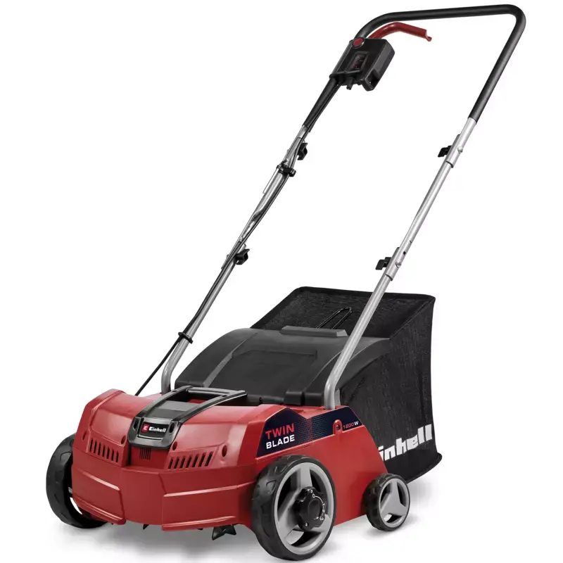 Einhell GC-SA 1231/1 elektrisk vertikalskærer og plænelufter med 31 cm arbejdsbredde