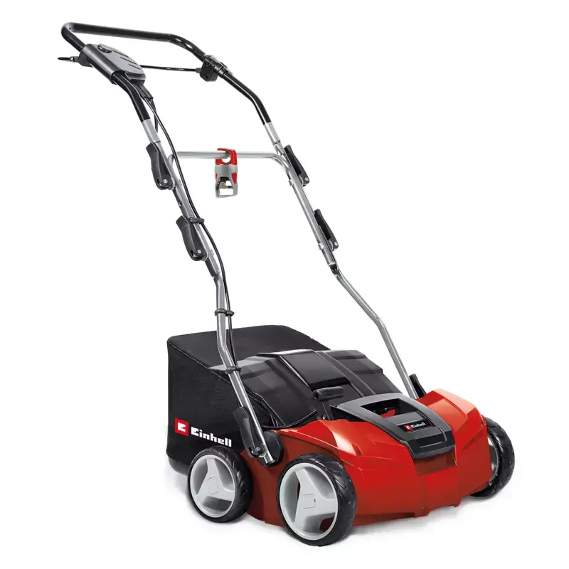 Einhell GE-SA 1435 elektrisk vertikalskærer med udskiftelig knivvalse og fjedervalse