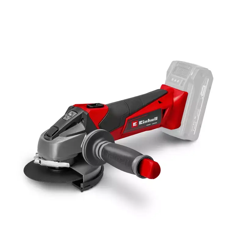 Einhell TE-AG 18/115 Li akku vinkelsliber med 115 mm skive i rød og sort